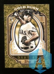 2012 Topps Wrapper Redemption Gold Rush Yu Darvish #88 Rookie